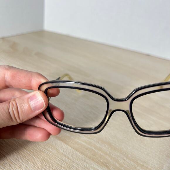 Oliver Peoples Freya CRY/BK Sunglasses FRAMES ONLY Translucent Gray 57-18-135 main image 6